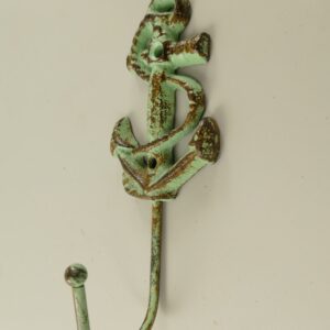 Rustikaler Anker Wandhaken Vintage Kleiderhaken aus Gußeisen