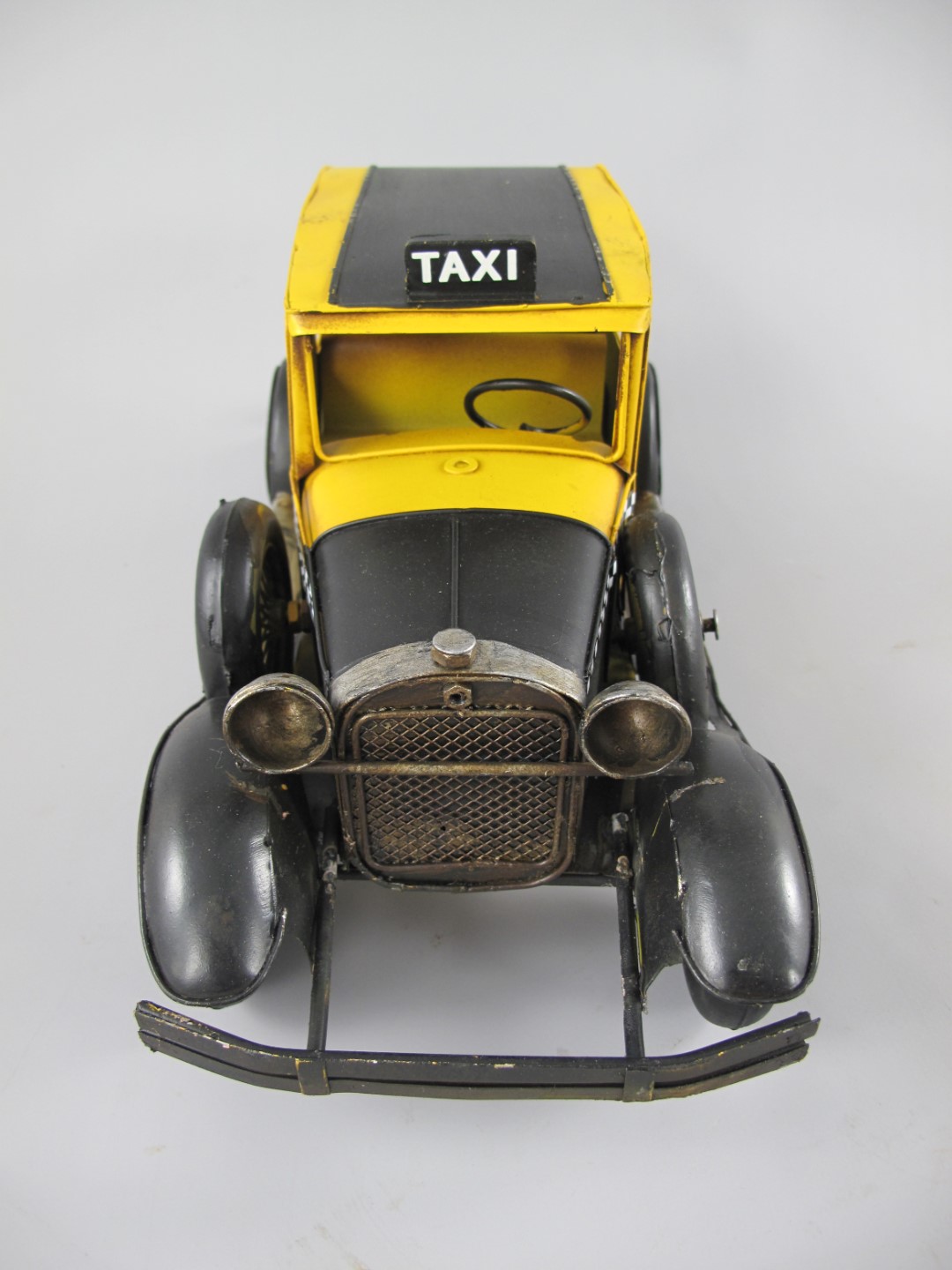 Antikes Blechauto Klassisches New Yorker Taxi Modell 3