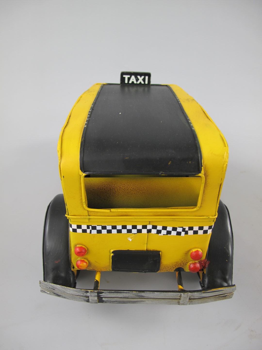 Antikes Blechauto Klassisches New Yorker Taxi Modell 5