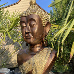 Grosse Buddhafigur – Teppanom Tempelwächter Kopf 120 cm gross