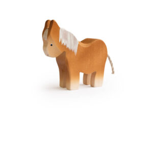 Deko Figur Pony stehend mit weisser Mähne Buttercup